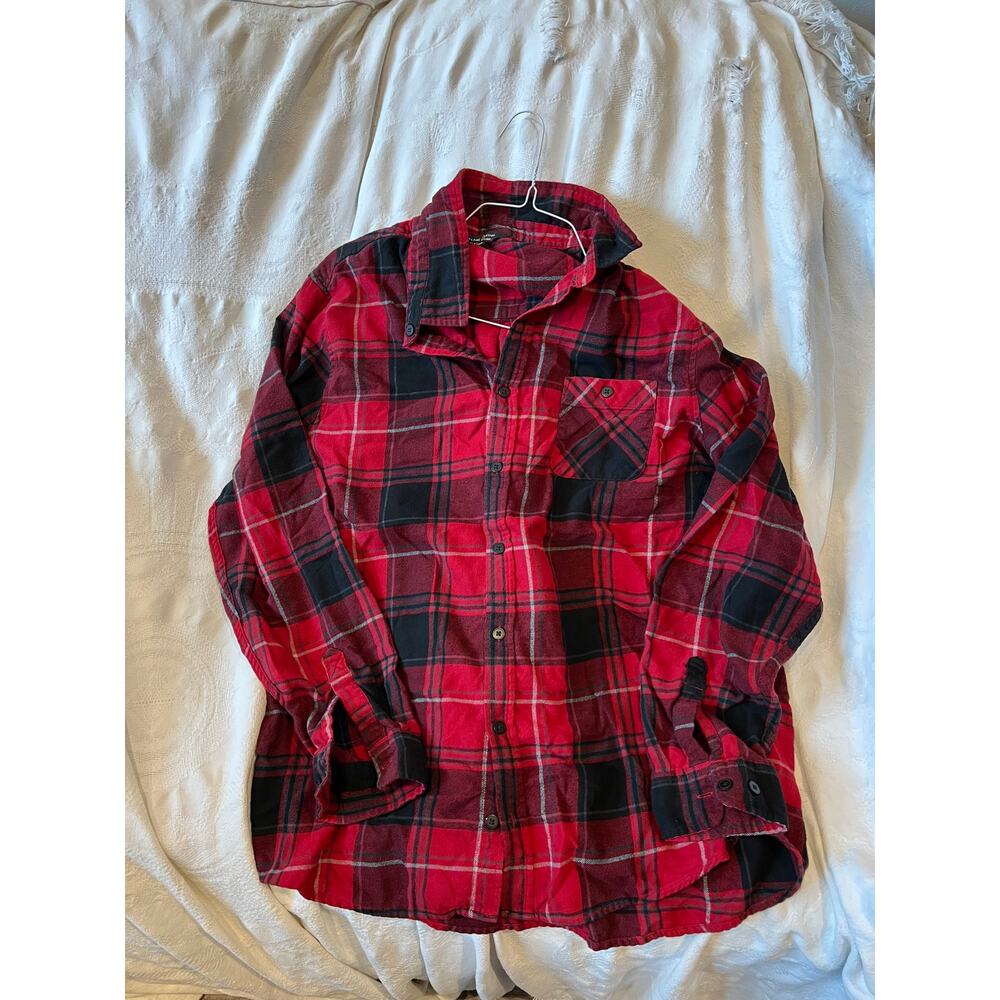 Alpine Design Red Black Checkered Flannel Mens XLT